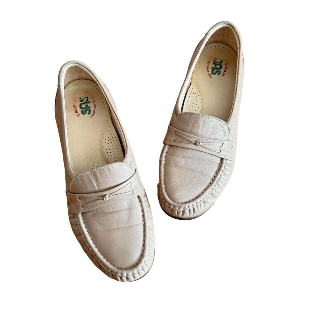 SAS “Bounce” Mocha Beige Tan Loafer Comfort Shoe Slip On 9.5